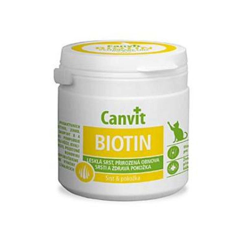 Obrázok Canvit Biotin pro kočky 100g new 1+1 zadarmo