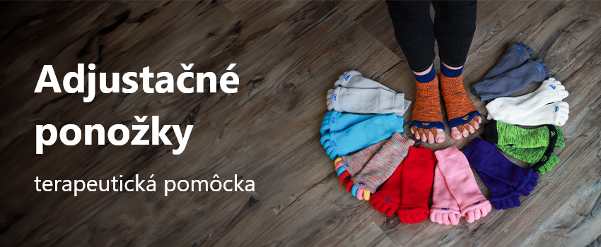 Obrázok HAPPY FEET Adjustačné ponožky multicolor veľkosť M