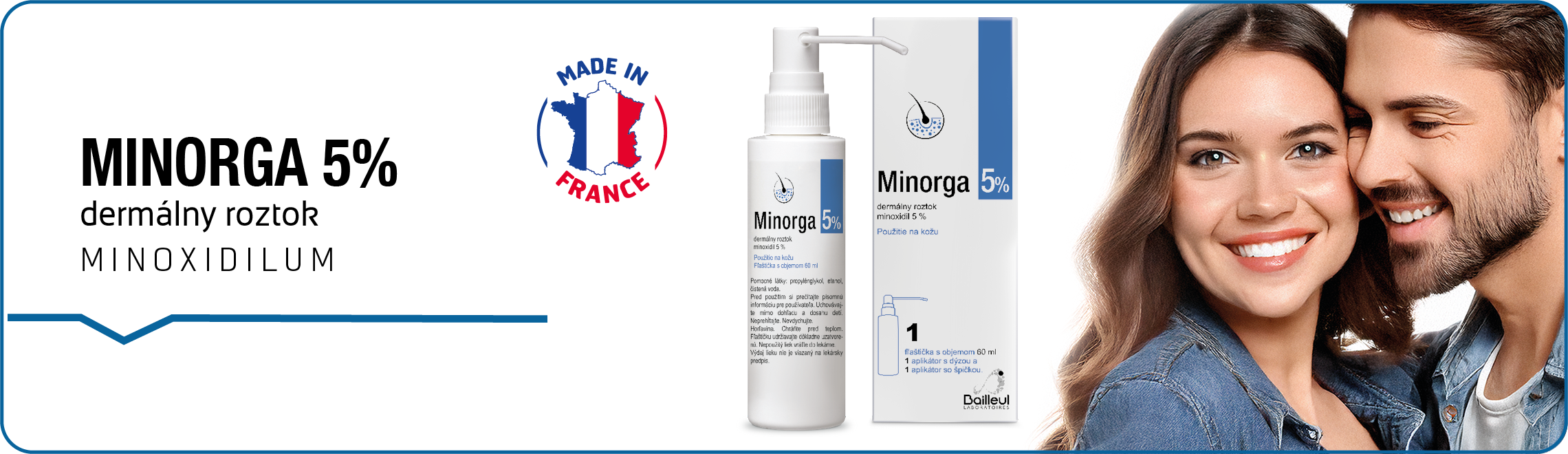 Obrázok MINORGA 5% roztok 3x 60 ml