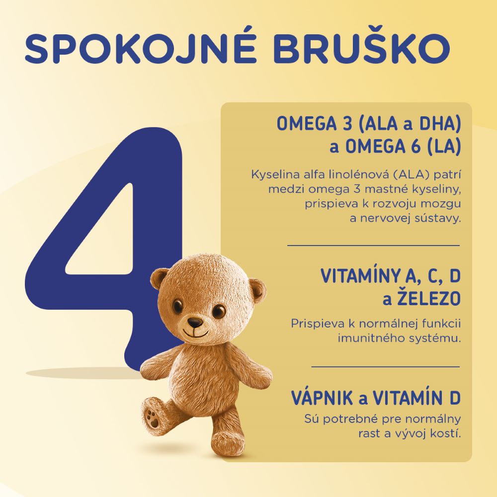 Obrázok SUNAR Complex 4 Pokračovacie batoľacie mlieko od 24 mesiacov 600 g (3)