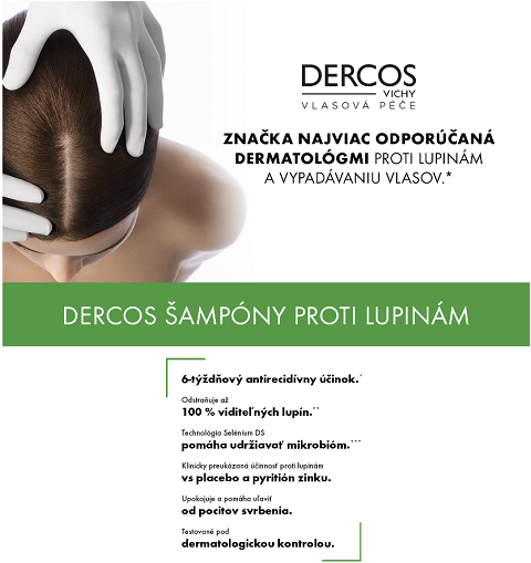 Obrázok VICHY Dercos šampón proti lupinám pre normálne až mastné vlasy 200 ml