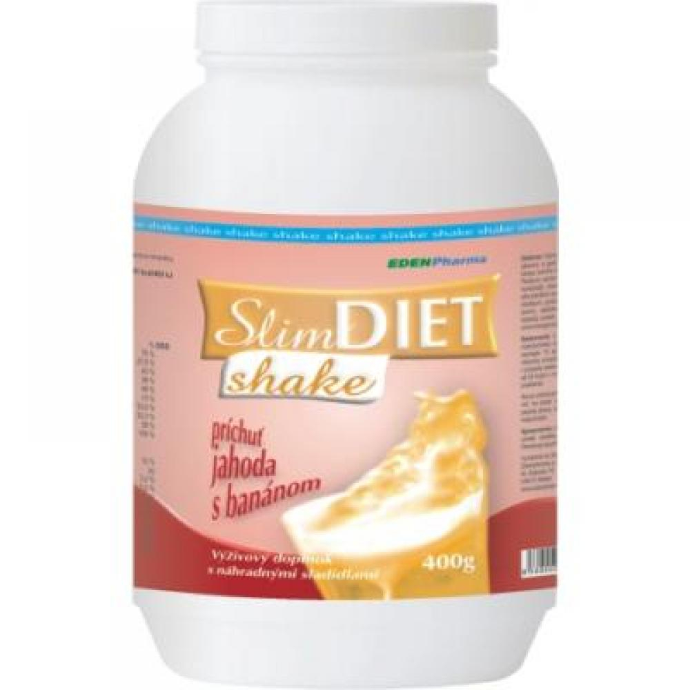 Obrázok EDENPharma SLIM DIET SHAKE Jahoda+Banán 400 g