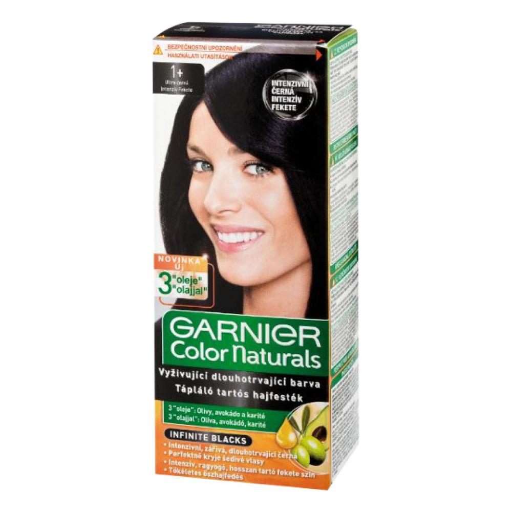 Obrázok GARNIER Color Naturals farby na vlasy odtieň 1+ ultra čierna