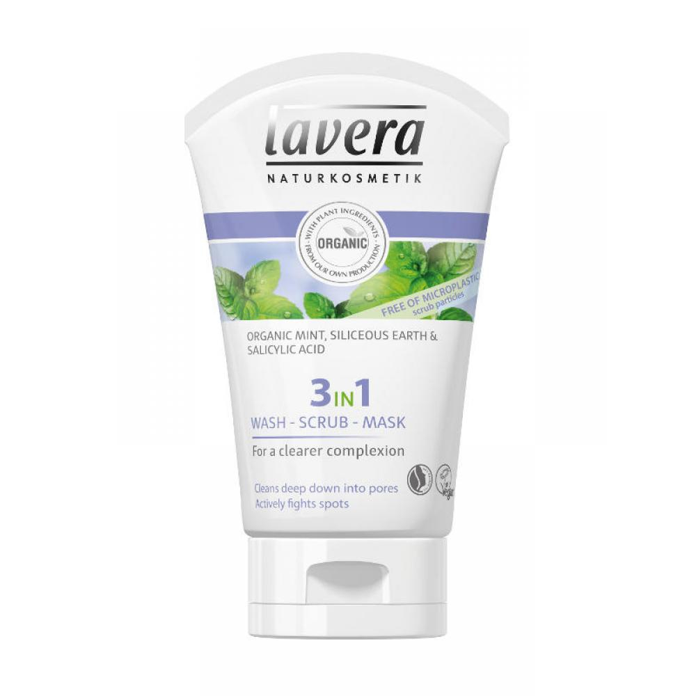 Obrázok LAVERA Očista, peeling a maska ​​3v1 125 ml