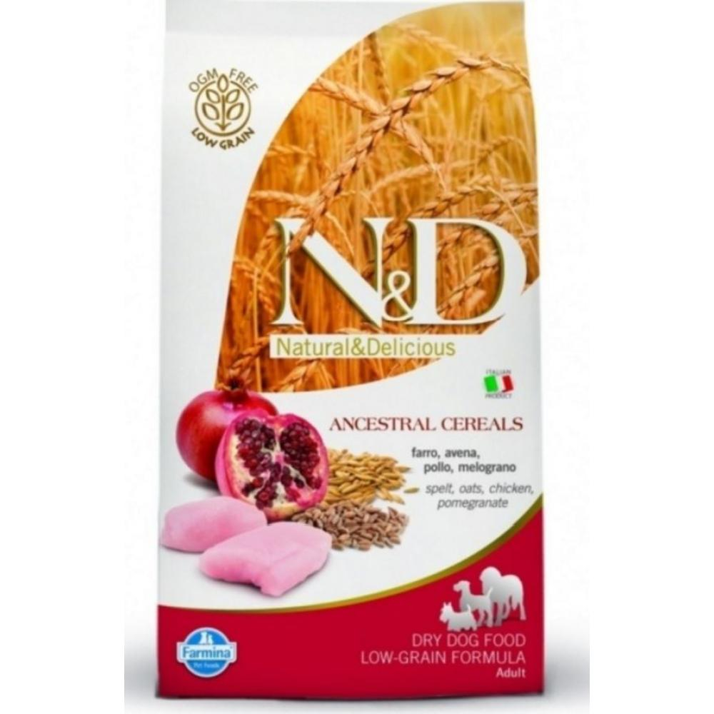 Obrázok N&D Low Grain DOG Adult Mini Chicken & Pomegr 800g