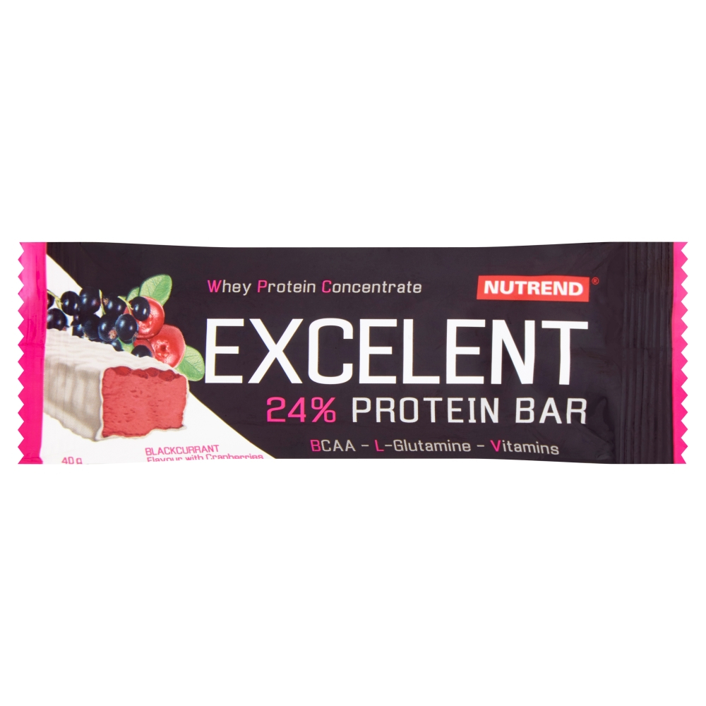 Obrázok Nutrend EXCELENT protein bar čierna ríbezľa s brusnicami