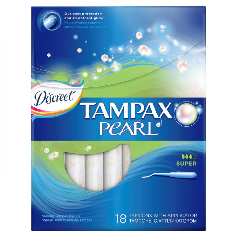 Obrázok Tampax Pearl Super (18 ks) (4015400533016)