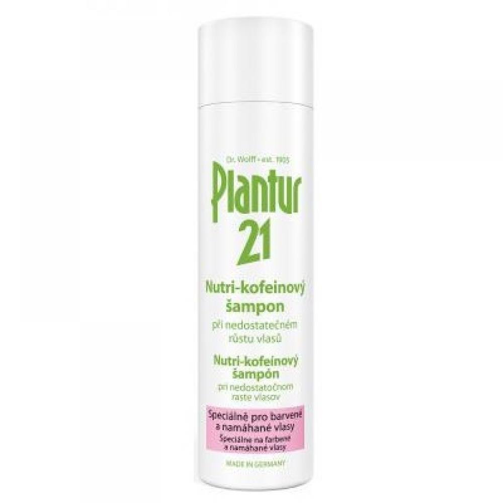 Obrázok PLANTUR 21 Nutri-Coffein Shampoo Šampón na poškodené, farbené vlasy 250ml