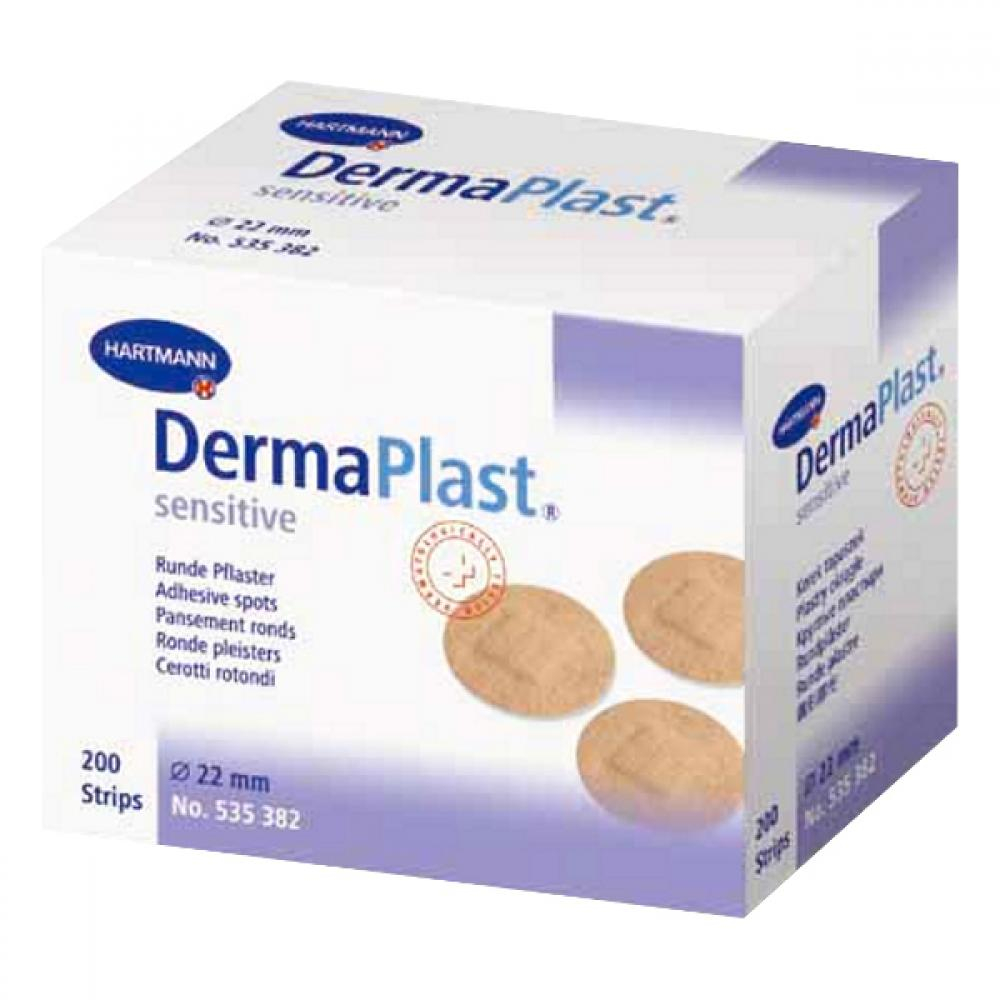 Obrázok DERMAPLAST sensit.spots kulaté 200 ks