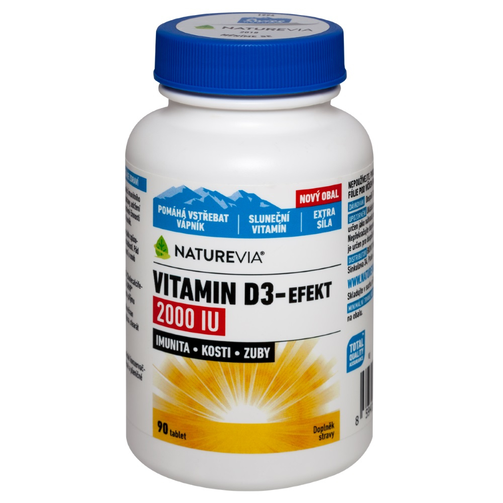 Obrázok SWISS NATUREVIA VITAMIN D3-EFEKT 2000 I.U.