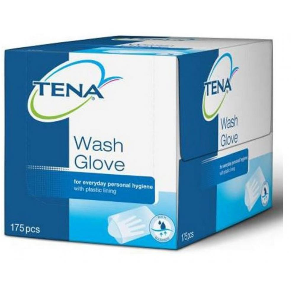 Obrázok TENA Wash Glove - Umývacie rukavice s vnútornou fóliou 16x25cm