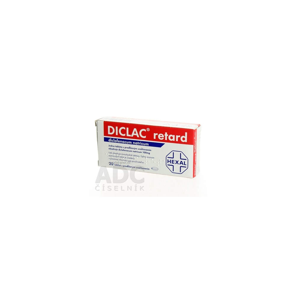DICLAC RETARD tbl plg 20x100 mg - MojaLekáreň.sk