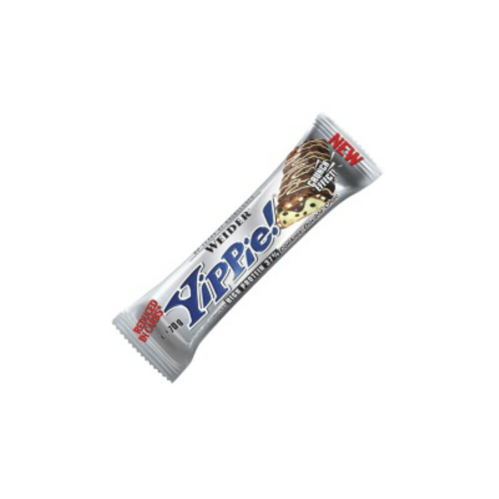 Obrázok Weider Yippie Protein Bar, 70 g cookies-double choc